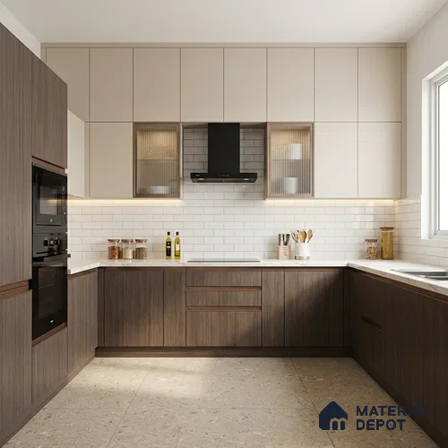 Wooden Look LM 01685 Bronze Oak 8 ft x 4 ft Super Matte Finish Decorative Laminate - 1 mm | Suitable for TV Unit, Wardrobe, Kitchen Cabinets