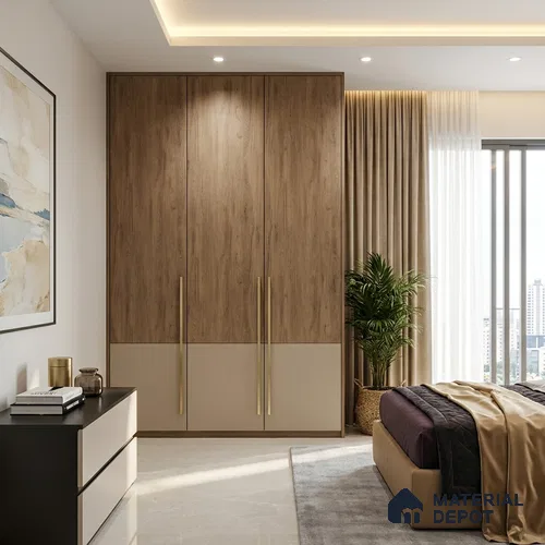 Wooden Look LM 01686 American Spruce 8 ft x 4 ft Super Matte Finish Decorative Laminate - 1 mm | Suitable for TV Unit, Wardrobe, Kitchen Cabinets