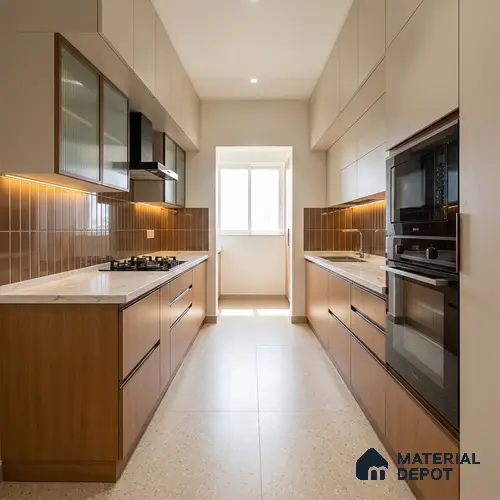 Wooden Look LM 01689 Light Cedar 8 ft x 4 ft Super Matte Finish Decorative Laminate - 1 mm | Suitable for TV Unit, Wardrobe, Kitchen Cabinets