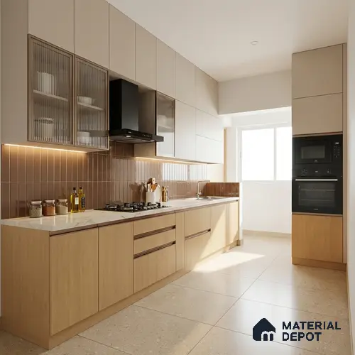 Wooden Look LM 01690 Dense Teakwood 8 ft x 4 ft Super Matte Finish Decorative Laminate - 1 mm | Suitable for TV Unit, Wardrobe, Kitchen Cabinets