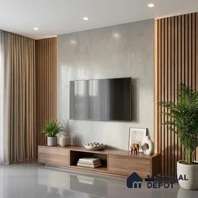 Beige Marble Look LM 02811 Zarki Marble 8 ft x 4 ft Surenity Fusion Finish Decorative Laminate - 1 mm | Suitable for TV Unit, Wardrobe, Kitchen Cabinets