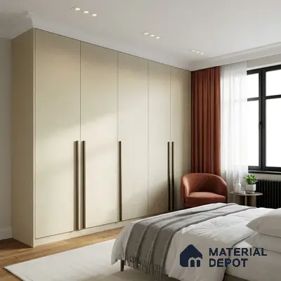 Beige Terrazzo Look LM 02832 Floral Fusion 8 ft x 4 ft Capella Finish Decorative Laminate - 1 mm | Suitable for TV Unit, Wardrobe, Kitchen Cabinets