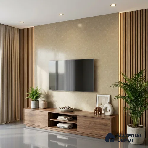 Grey Marble Look LM 02835 Casper Sage 8 ft x 4 ft Crux Finish Decorative Laminate - 1 mm | Suitable for TV Unit, Wardrobe, Kitchen Cabinets