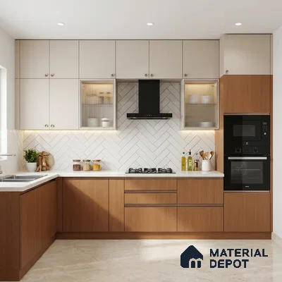 Wooden Look LM 02859 Criftone 8 ft x 4 ft Zero Soft Wooden Finish Decorative Laminate - 1 mm | Suitable for TV Unit, Wardrobe, Kitchen Cabinets
