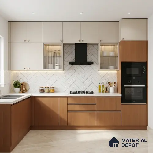 Wooden Look LM 02859 Criftone 8 ft x 4 ft Zero Soft Wooden Finish Decorative Laminate - 1 mm | Suitable for TV Unit, Wardrobe, Kitchen Cabinets