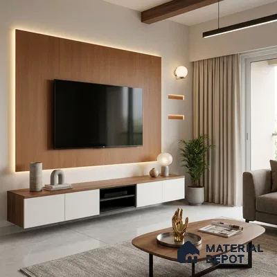 Wooden Look LM 02859 Criftone 8 ft x 4 ft Zero Soft Wooden Finish Decorative Laminate - 1 mm | Suitable for TV Unit, Wardrobe, Kitchen Cabinets