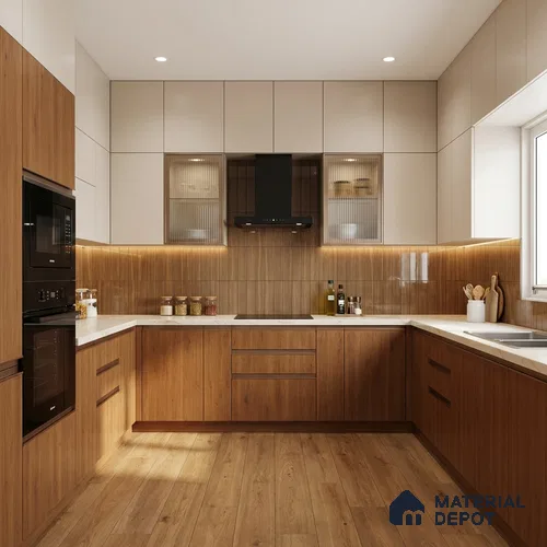 Wooden Look LM 02860 Cyprus 8 ft x 4 ft Zero Soft Matt Finish Decorative Laminate - 1 mm | Suitable for TV Unit, Wardrobe, Kitchen Cabinets