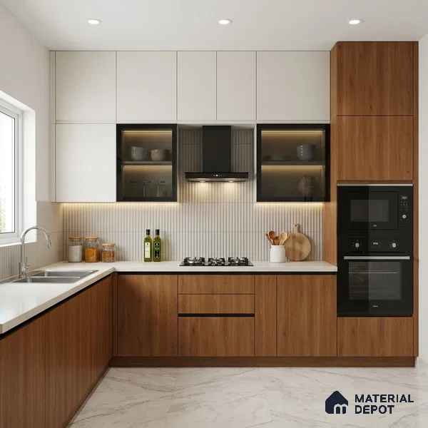 Wooden Look LM 02860 Cyprus 8 ft x 4 ft Zero Soft Matt Finish Decorative Laminate - 1 mm | Suitable for TV Unit, Wardrobe, Kitchen Cabinets