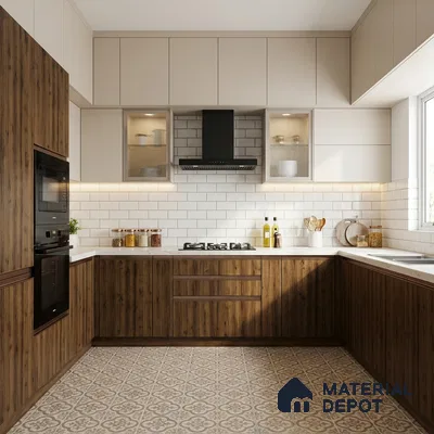 Wooden Look LM 02869 Swiss Wooden Dark 8 ft x 4 ft Zero Soft Oak Finish Decorative Laminate - 1 mm | Suitable for TV Unit, Wardrobe, Kitchen Cabinets