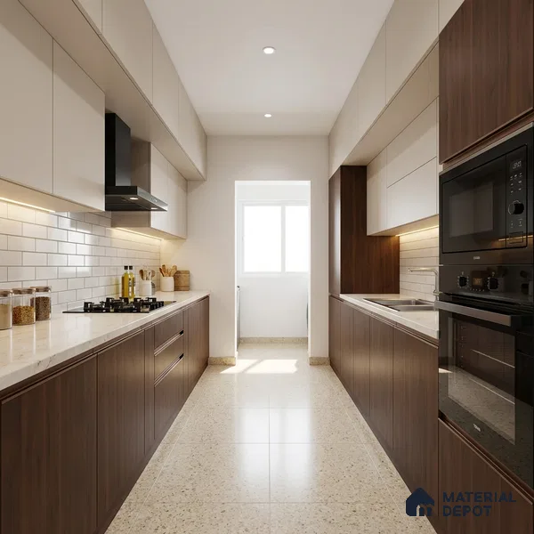 Wooden Look LM 02874 Dare Walnut 8 ft x 4 ft Zero Soft Matt Finish Decorative Laminate - 1 mm | Suitable for TV Unit, Wardrobe, Kitchen Cabinets