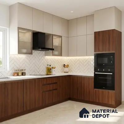 Wooden Look LM 02875 Cinnamon 8 ft x 4 ft Zero Soft Matt Finish Decorative Laminate - 1 mm | Suitable for TV Unit, Wardrobe, Kitchen Cabinets
