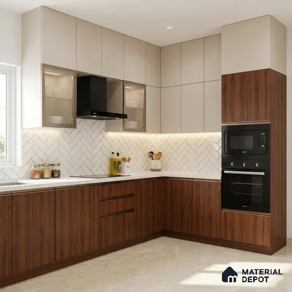 Wooden Look LM 02875 Cinnamon 8 ft x 4 ft Zero Soft Matt Finish Decorative Laminate - 1 mm | Suitable for TV Unit, Wardrobe, Kitchen Cabinets