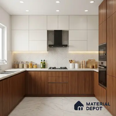 Wooden Look LM 02875 Cinnamon 8 ft x 4 ft Zero Soft Matt Finish Decorative Laminate - 1 mm | Suitable for TV Unit, Wardrobe, Kitchen Cabinets
