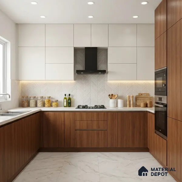 Wooden Look LM 02875 Cinnamon 8 ft x 4 ft Zero Soft Matt Finish Decorative Laminate - 1 mm | Suitable for TV Unit, Wardrobe, Kitchen Cabinets