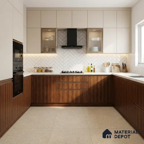 Wooden Look LM 02889 Crimson Cedar 8 ft x 4 ft Phoenix Finish Decorative Laminate - 1 mm | Suitable for TV Unit, Wardrobe, Kitchen Cabinets