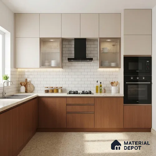 Wooden Look LM 02902 Carapa 8 ft x 4 ft Zero Soft Matt Finish Decorative Laminate - 1 mm | Suitable for TV Unit, Wardrobe, Kitchen Cabinets