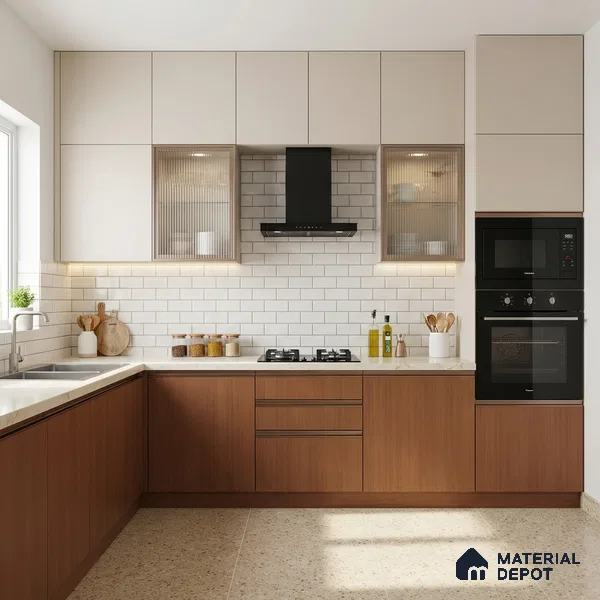 Wooden Look LM 02902 Carapa 8 ft x 4 ft Zero Soft Matt Finish Decorative Laminate - 1 mm | Suitable for TV Unit, Wardrobe, Kitchen Cabinets
