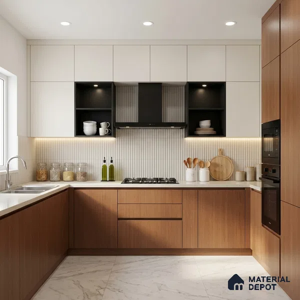 Wooden Look LM 02902 Carapa 8 ft x 4 ft Zero Soft Matt Finish Decorative Laminate - 1 mm | Suitable for TV Unit, Wardrobe, Kitchen Cabinets