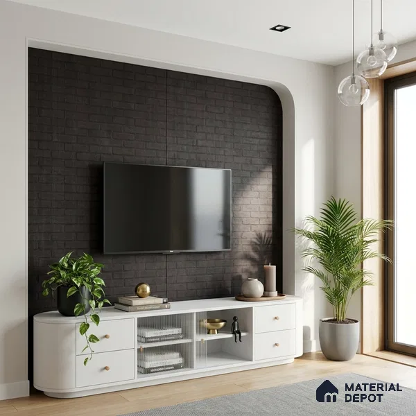 Brown Marble Look LM 02920 Swissable 8 ft x 4 ft RGL Finish Decorative Laminate - 1 mm | Suitable for TV Unit, Wardrobe, Kitchen Cabinets