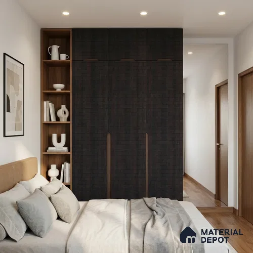 Brown Marble Look LM 02920 Swissable 8 ft x 4 ft RGL Finish Decorative Laminate - 1 mm | Suitable for TV Unit, Wardrobe, Kitchen Cabinets