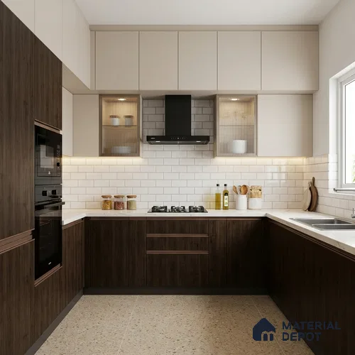 Wooden Look LM 02932 Jute Maple 8 ft x 4 ft Rough Veneer Finish Decorative Laminate - 1 mm | Suitable for TV Unit, Wardrobe, Kitchen Cabinets