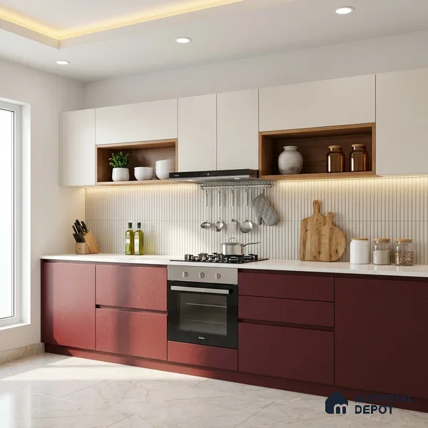 Textured Solid Look LM 02939 Metallic Choco 8 ft x 4 ft Textura Finish Decorative Laminate - 1 mm | Suitable for TV Unit, Wardrobe, Kitchen Cabinets