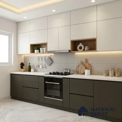 Textured Solid Look LM 02940 Metallic Brown 8 ft x 4 ft Textura Finish Decorative Laminate - 1 mm | Suitable for TV Unit, Wardrobe, Kitchen Cabinets