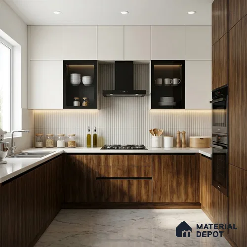 Wooden Look LM 02977 Kenya Wooden 8 ft x 4 ft Extra Matt Finish Decorative Laminate - 1 mm | Suitable for TV Unit, Wardrobe, Kitchen Cabinets