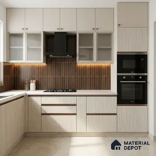 Wooden Look LM 02978 Ice Burg 8 ft x 4 ft Extra Matt Finish Decorative Laminate - 1 mm | Suitable for TV Unit, Wardrobe, Kitchen Cabinets