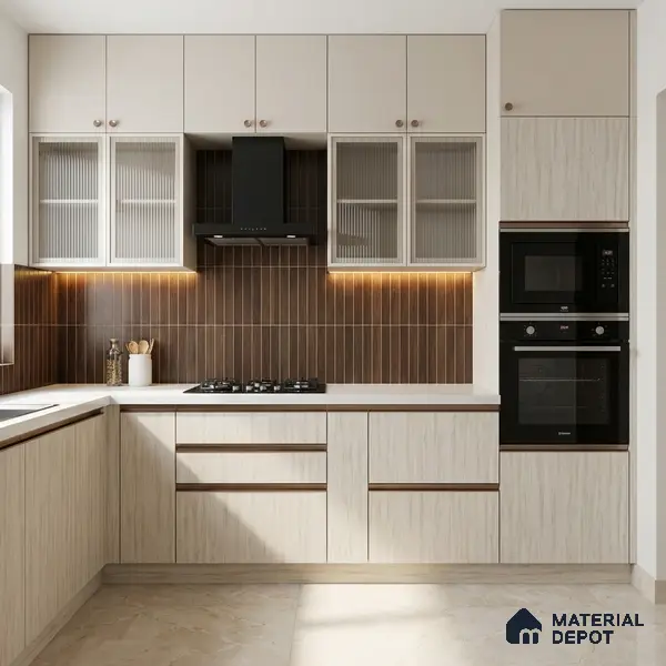 Wooden Look LM 02978 Ice Burg 8 ft x 4 ft Extra Matt Finish Decorative Laminate - 1 mm | Suitable for TV Unit, Wardrobe, Kitchen Cabinets