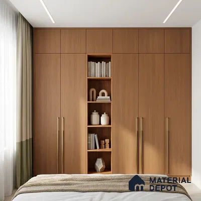 Wooden Look LM 02983 Criftone 8 ft x 4 ft Suede Finish Decorative Laminate - 1 mm | Suitable for TV Unit, Wardrobe, Kitchen Cabinets