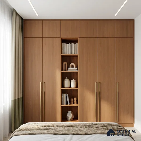 Wooden Look LM 02983 Criftone 8 ft x 4 ft Suede Finish Decorative Laminate - 1 mm | Suitable for TV Unit, Wardrobe, Kitchen Cabinets
