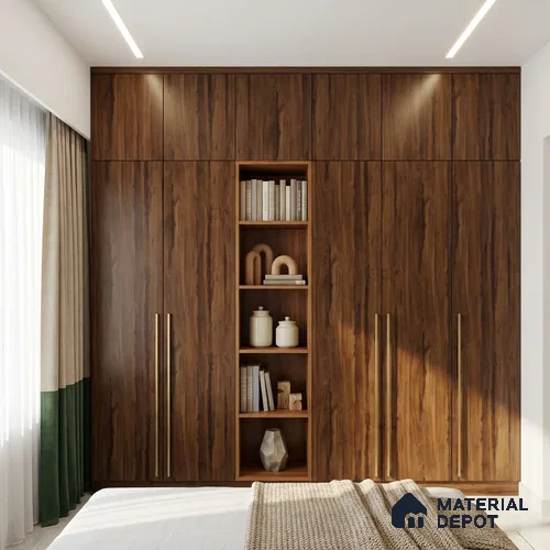 Wooden Look LM 02994 Granada Elm 8 ft x 4 ft Suede Finish Decorative Laminate - 1 mm | Suitable for TV Unit, Wardrobe, Kitchen Cabinets