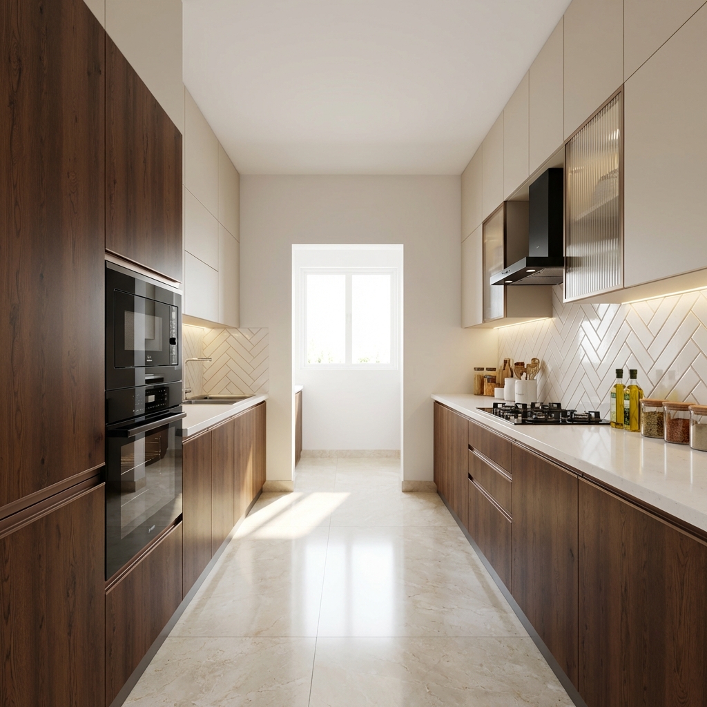 Wooden Look LM 02997 Wood Crush 8 ft x 4 ft Suede Finish Decorative Laminate - 1 mm | Suitable for TV Unit, Wardrobe, Kitchen Cabinets