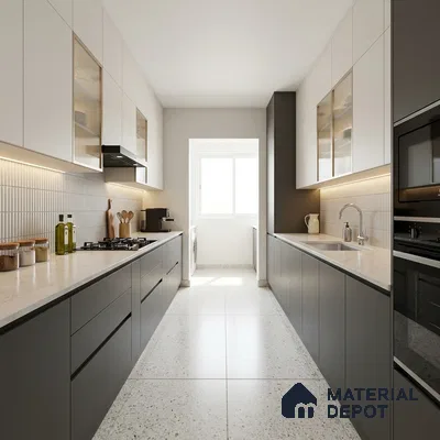 Dark Charcoal Grey Solid Colors Look LM 03027 Dark Dark Charcoal Grey 8 ft x 4 ft Zero Soft Matt Finish Decorative Laminate - 1 mm | Suitable for Living Room, Kitchen, Office