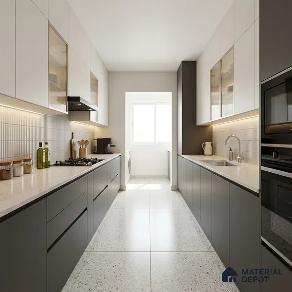 Dark Charcoal Grey Solid Colors Look LM 03027 Dark Dark Charcoal Grey 8 ft x 4 ft Zero Soft Matt Finish Decorative Laminate - 1 mm | Suitable for Living Room, Kitchen, Office