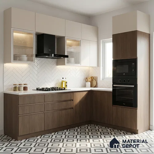 Wooden Look LM 03840 Espirial Lavito 8 ft x 4 ft Texture Finish Decorative Laminate - 1 mm | Suitable for TV Unit, Wardrobe, Kitchen Cabinets