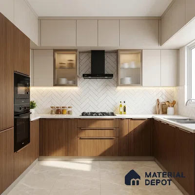 Wooden Look LM 03850 Sessaila Oak 8 ft x 4 ft Texture Finish Decorative Laminate - 1 mm | Suitable for TV Unit, Wardrobe, Kitchen Cabinets