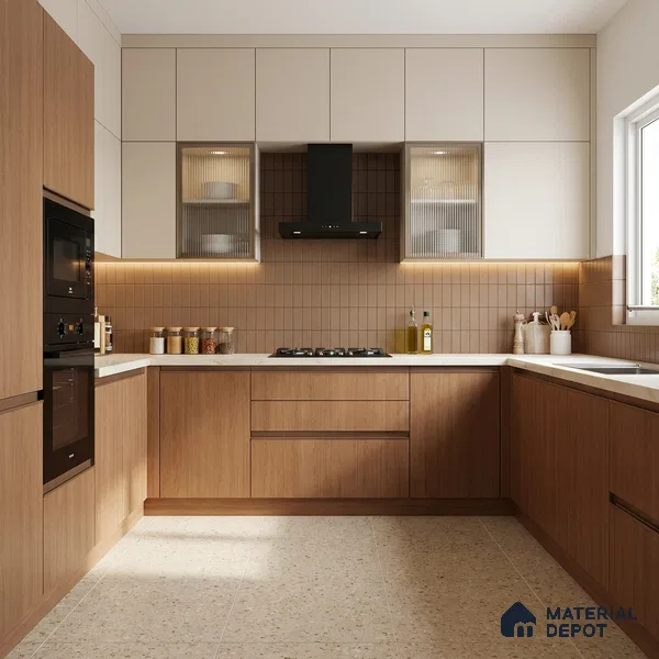 Wooden Look LM 03852 Varanger Oak 8 ft x 4 ft Texture Finish Decorative Laminate - 1 mm | Suitable for TV Unit, Wardrobe, Kitchen Cabinets