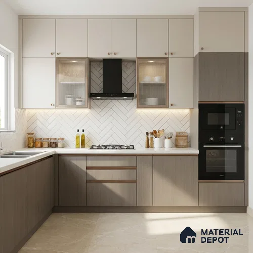 Wooden Look LM 03907 Classic Ash 8 ft x 4 ft Texture Finish Decorative Laminate - 1 mm | Suitable for TV Unit, Wardrobe, Kitchen Cabinets