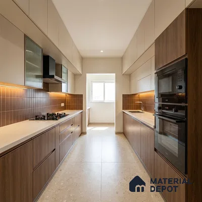 Wooden Look LM 03912 Teak Wood 8 ft x 4 ft Texture Finish Decorative Laminate - 1 mm | Suitable for TV Unit, Wardrobe, Kitchen Cabinets