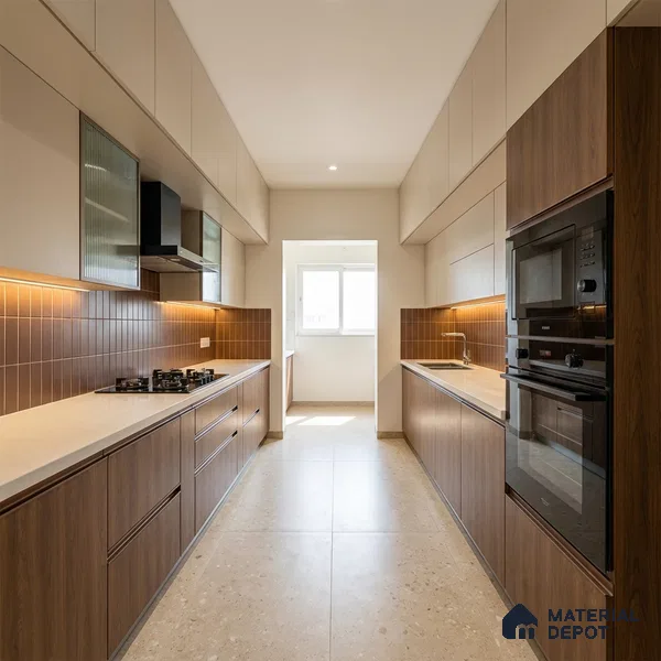 Wooden Look LM 03912 Teak Wood 8 ft x 4 ft Texture Finish Decorative Laminate - 1 mm | Suitable for TV Unit, Wardrobe, Kitchen Cabinets