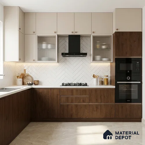 Wooden Look LM 03922 Essential Wood 8 ft x 4 ft Texture Finish Decorative Laminate - 1 mm | Suitable for TV Unit, Wardrobe, Kitchen Cabinets