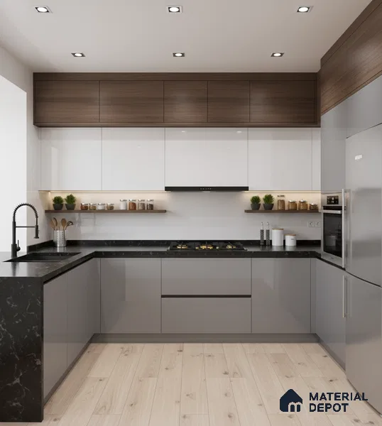 Wooden Look LM 03929 Caramel 8 ft x 4 ft Texture Finish Decorative Laminate - 1 mm | Suitable for TV Unit, Wardrobe, Kitchen Cabinets