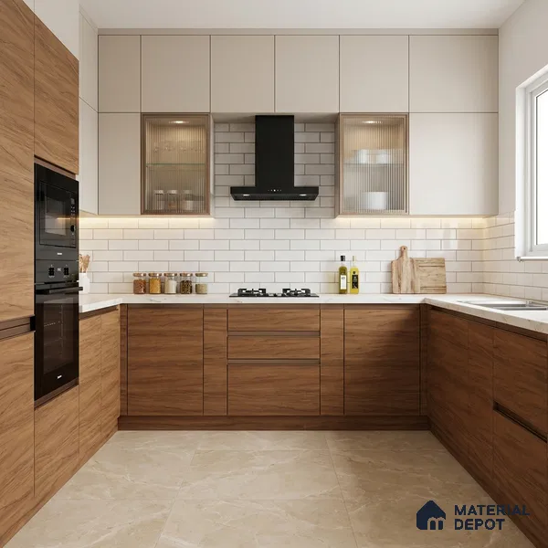 Wooden Look LM 03939 Orchid Brown 8 ft x 4 ft Texture Finish Decorative Laminate - 1 mm | Suitable for TV Unit, Wardrobe, Kitchen Cabinets