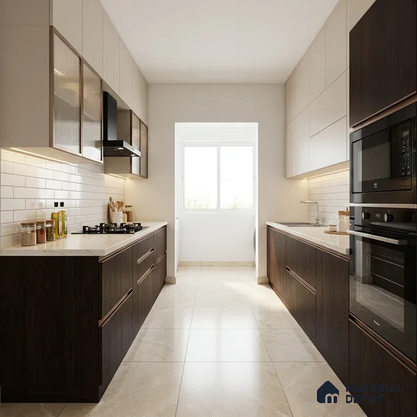 Wooden Look LM 03942 Celestina 8 ft x 4 ft Texture Finish Decorative Laminate - 1 mm | Suitable for TV Unit, Wardrobe, Kitchen Cabinets