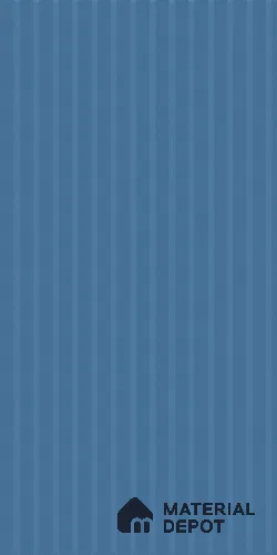 Steel Blue Fluted Solid Color Look Merino 22122 FLT 8 ft x 4 ft Texture Finish Decorative Laminate - 1 mm | Suitable for TV Unit, Wardrobe, Kitchen Cabinets