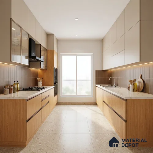 Wooden Look LM 10939 Embi Pine 8 ft x 4 ft Texture Finish Decorative Laminate - 1 mm | Suitable for TV Unit, Wardrobe, Kitchen Cabinets