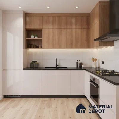 Ferrero 1C 01506 Blush Haze 8 ft x 4 ft High Gloss Finish 6H Anti Scratch Acrylic Laminate - 1.5 mm | Suitable for Living Room, Kitchen, Office
