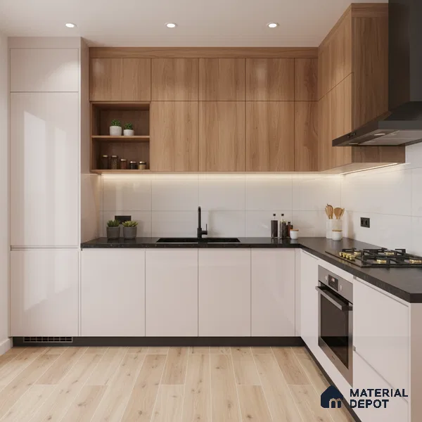 Ferrero 1C 01506 Blush Haze 8 ft x 4 ft High Gloss Finish 6H Anti Scratch Acrylic Laminate - 1.5 mm | Suitable for Living Room, Kitchen, Office